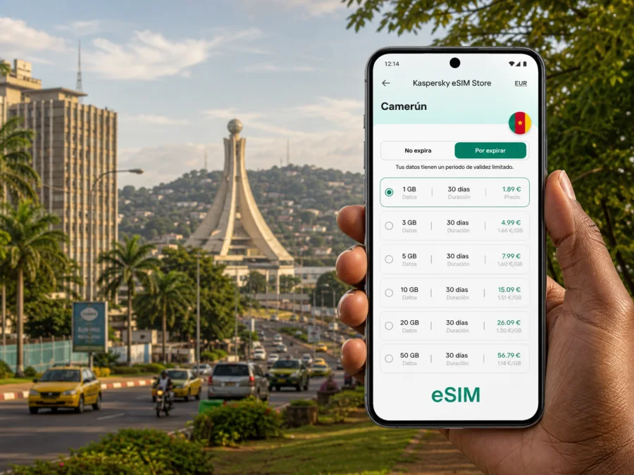 eSIM en Yaundé: internet y conexión móvil