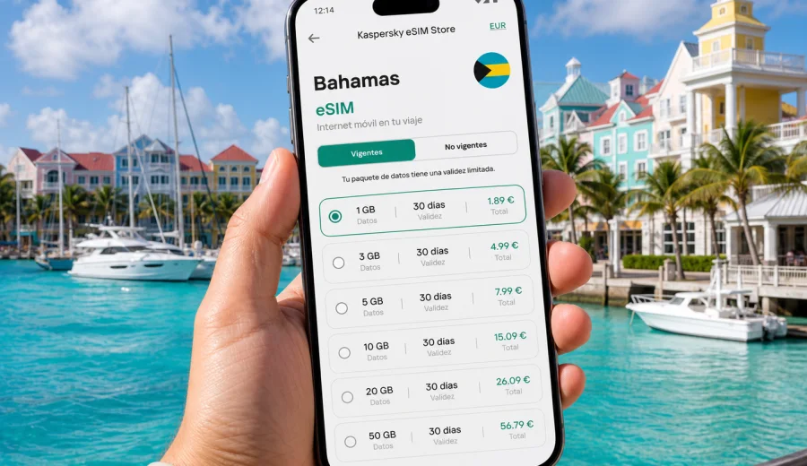 eSIM Bahamas: conexión móvil e internet