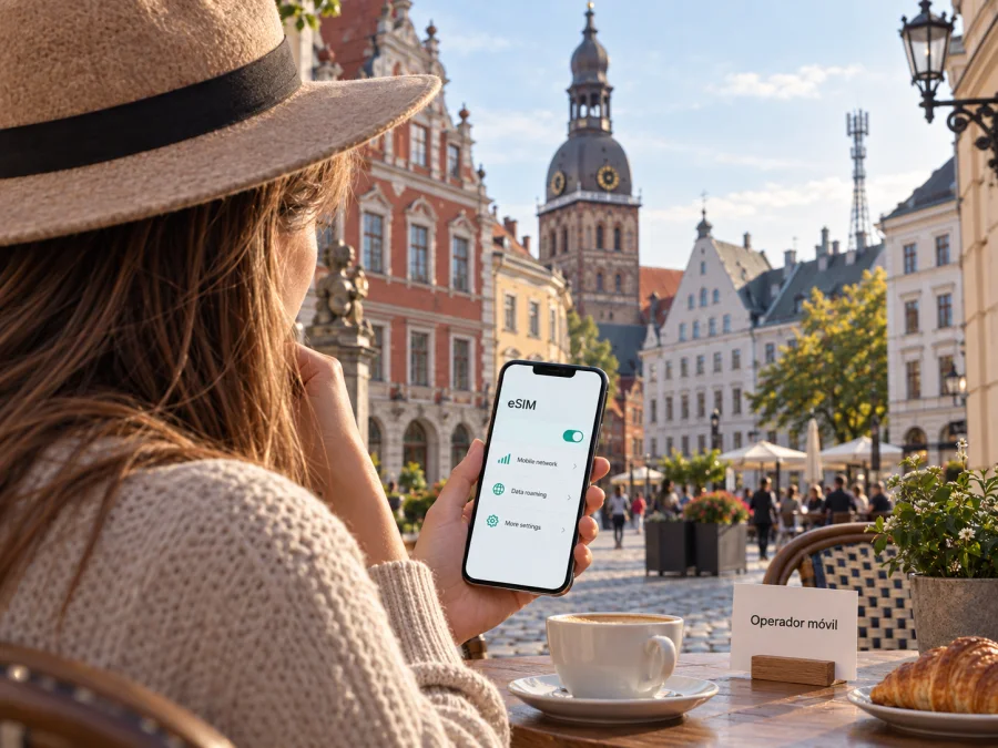 Triatel eSIM en Letonia: qué comprobar