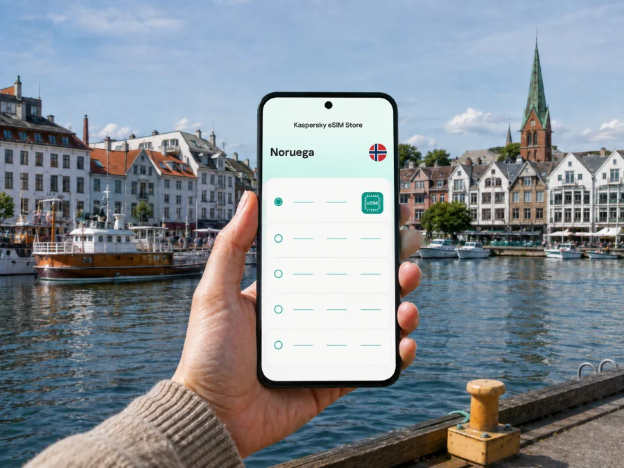 eSIM para Kristiansand: internet móvil en Noruega