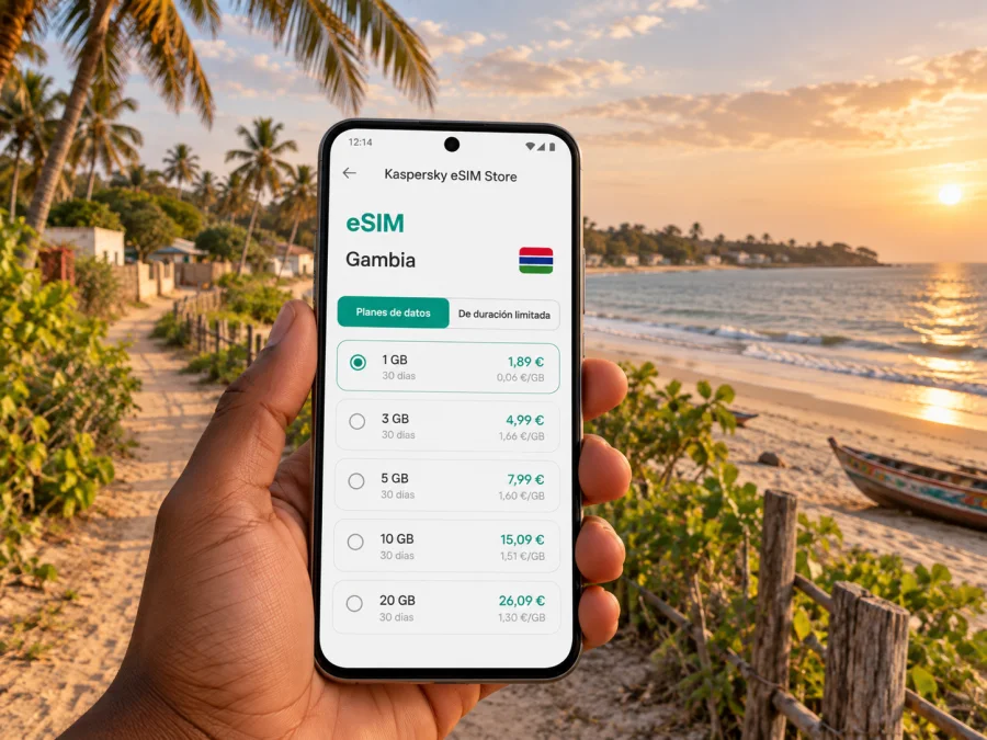 eSIM para Brufut: internet móvil en Gambia