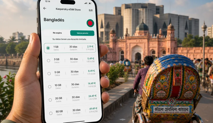 eSIM Bangladesh: conexión móvil e internet