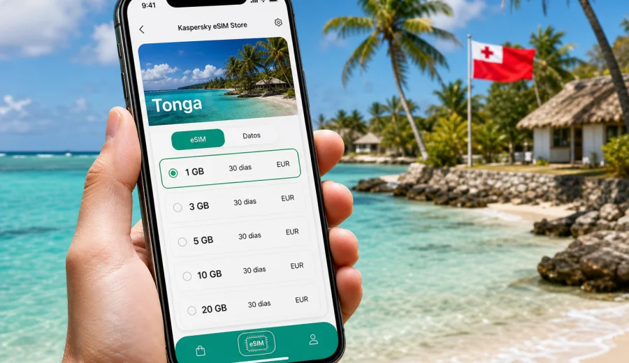 eSIM para Tonga: internet móvil de viaje