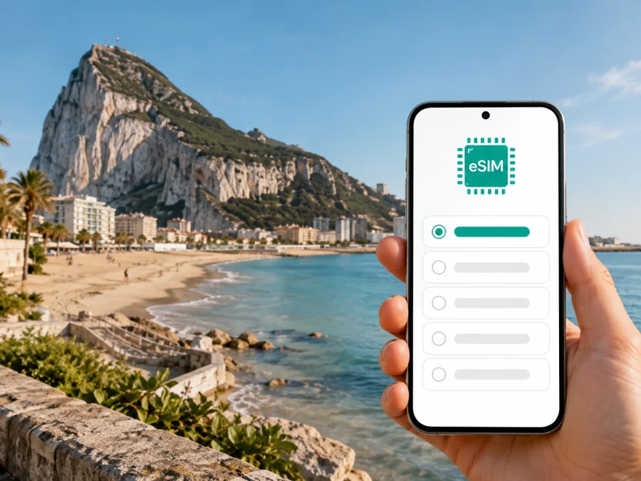 eSIM en Sandy Bay, Gibraltar: conexión móvil