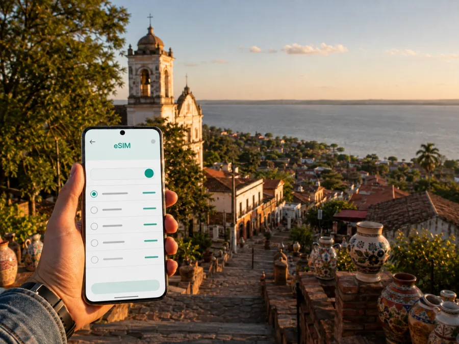 eSIM para Areguá: internet móvil en Paraguay