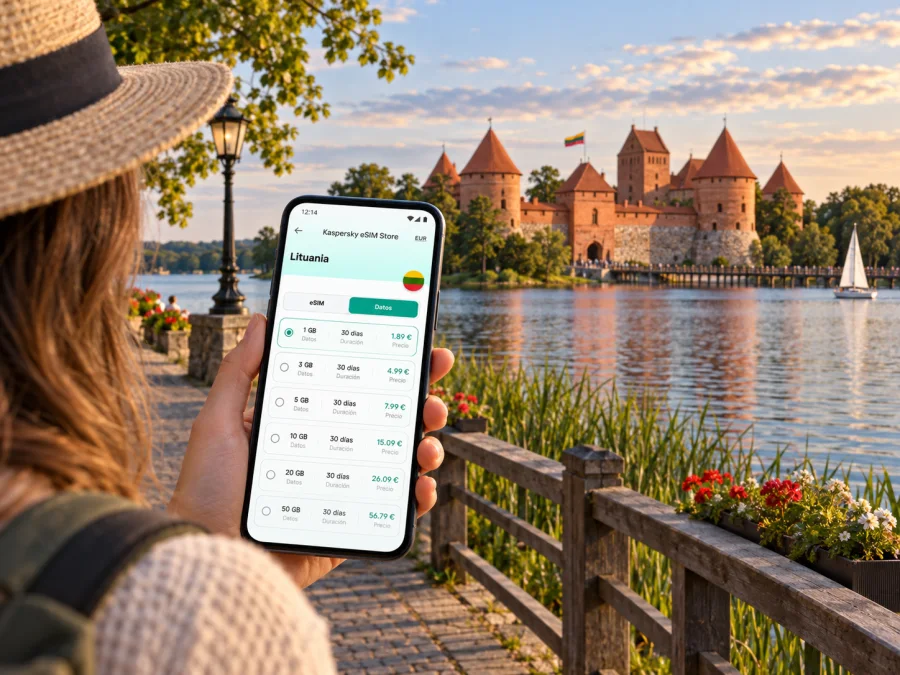 eSIM en Trakai: internet móvil en Lituania