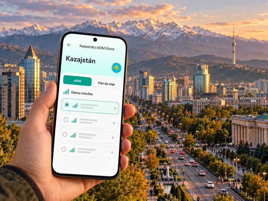 eSIM en Almaty: internet móvil en Kazajstán