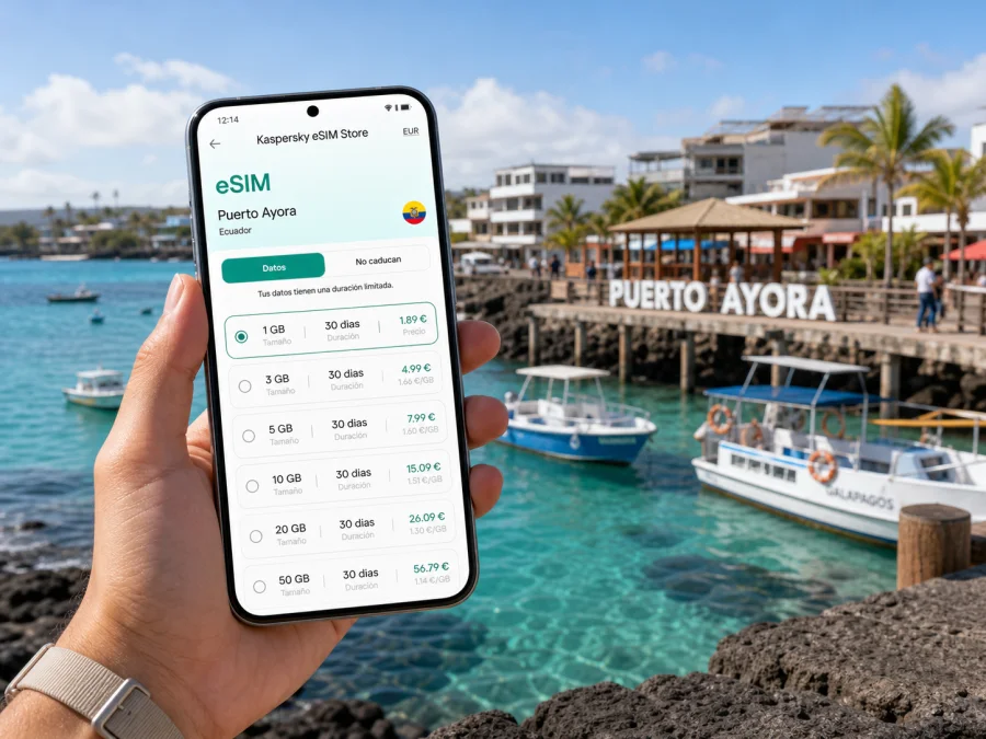 eSIM en Puerto Ayora: conexión móvil e internet