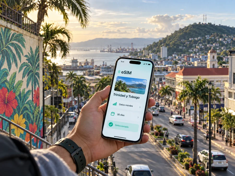 eSIM para San Fernando: internet móvil en Trinidad