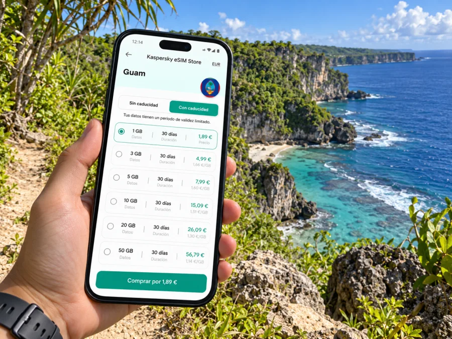 eSIM en Mangilao para viajar por Guam