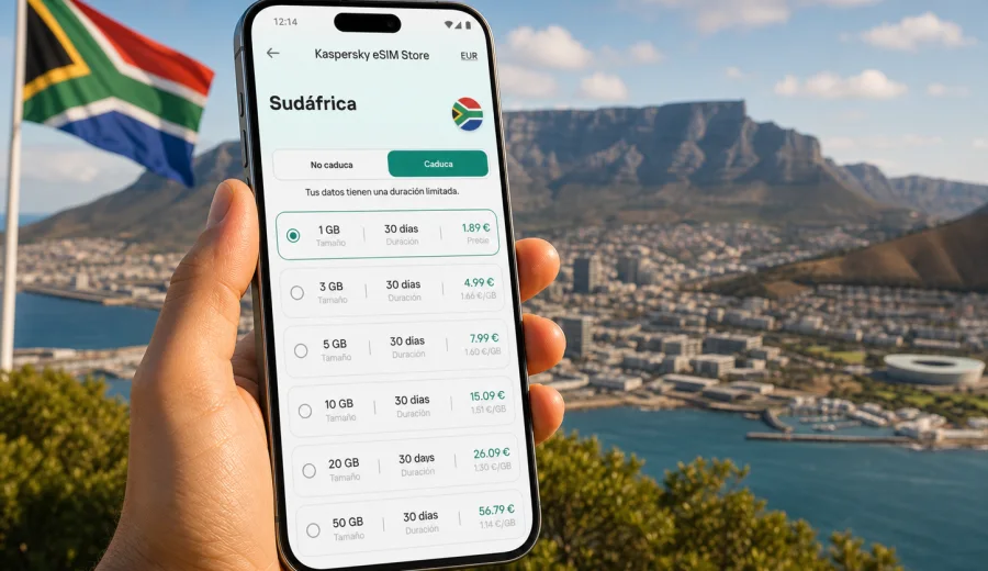 eSIM Sudáfrica: conexión móvil e internet