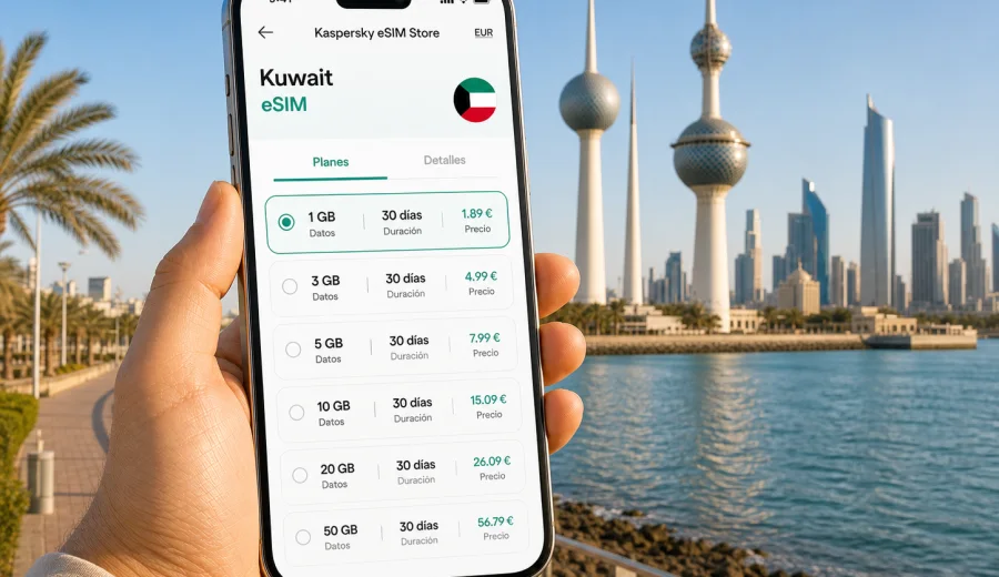 eSIM Kuwait: conexión móvil e internet
