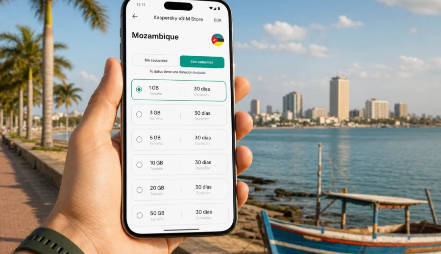 eSIM para Mozambique: internet móvil de viaje