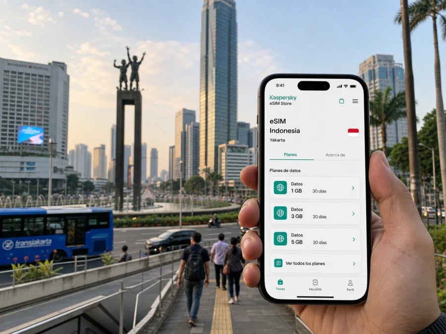 eSIM en Yakarta: conexión móvil e internet