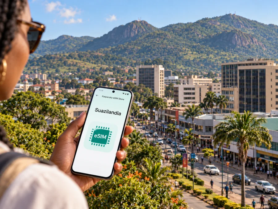 eSIM para Mbabane: internet móvil en Suazilandia