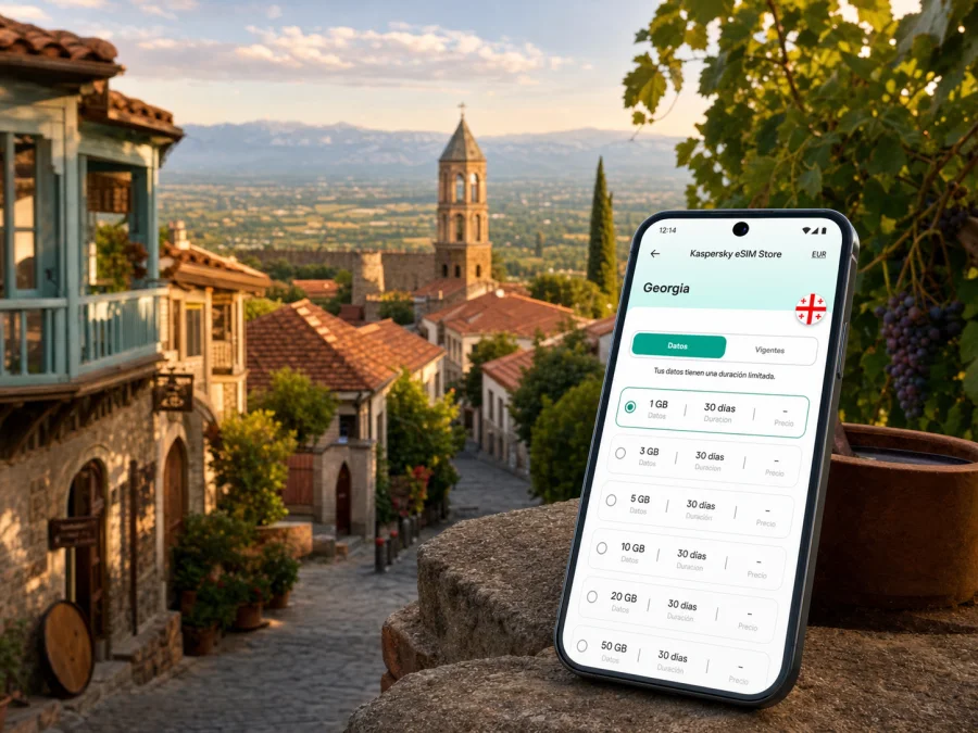 eSIM en Telavi: internet móvil para viajar