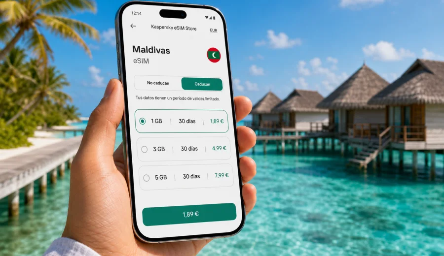 eSIM para Maldivas: internet móvil