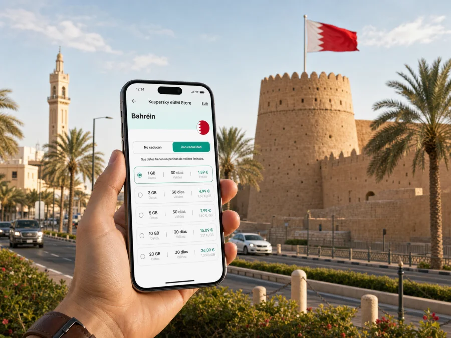 eSIM en Riffa: internet móvil para viajar