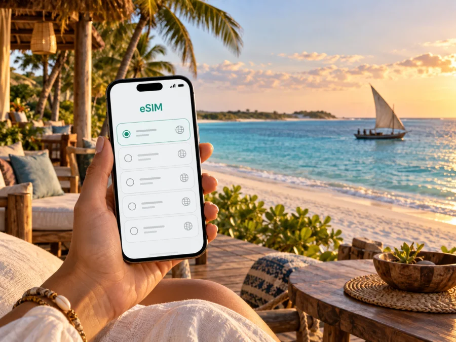 eSIM para Vilanculos: internet móvil en Mozambique