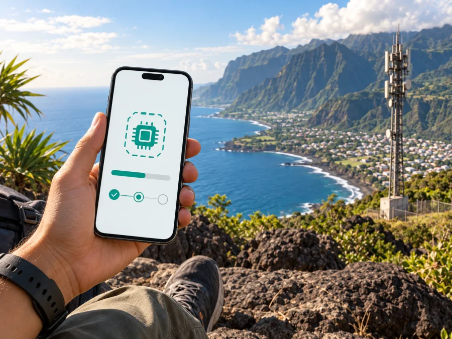 SFR eSIM en Reunión: activación y viaje