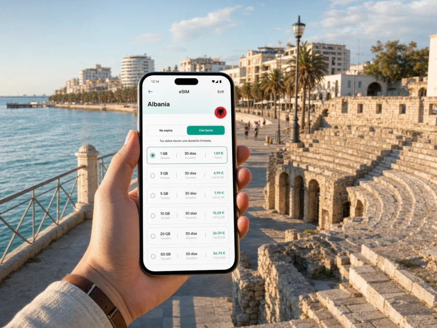 eSIM en Durres: internet móvil para viajar