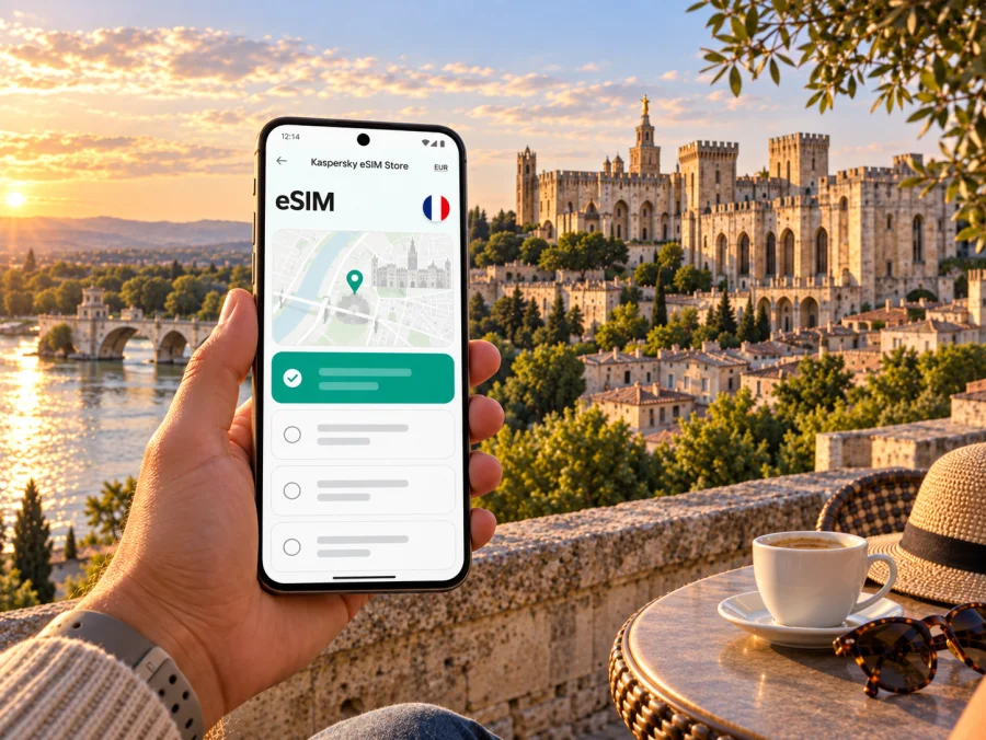 eSIM en Aviñón: conexión móvil e internet