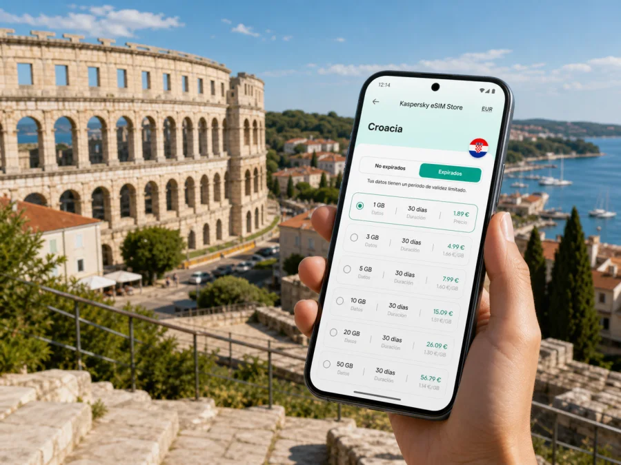 Pula eSIM: internet móvil para su viaje