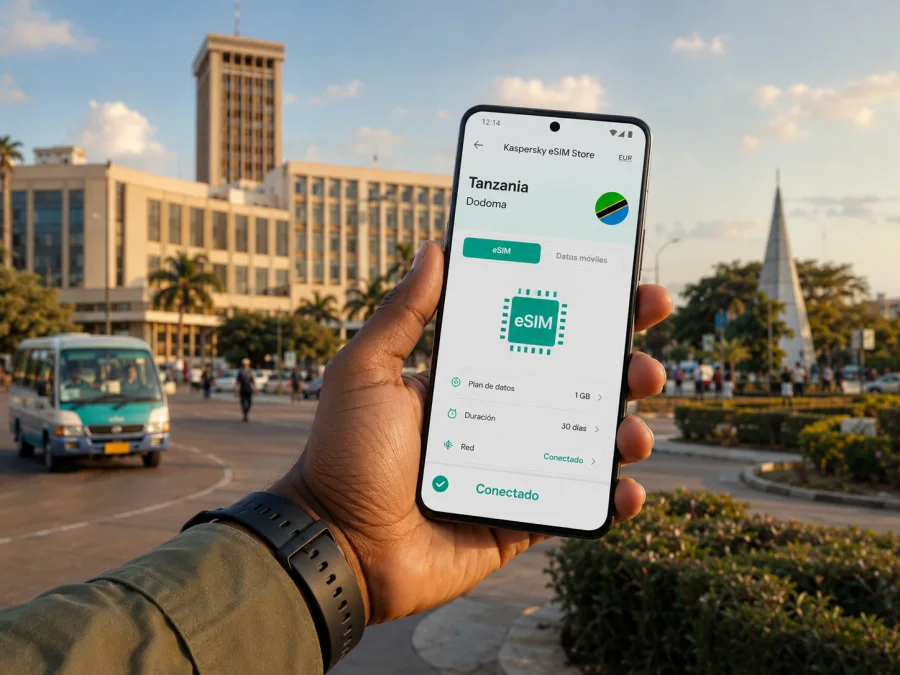 eSIM para Dodoma | Internet móvil en Tanzania