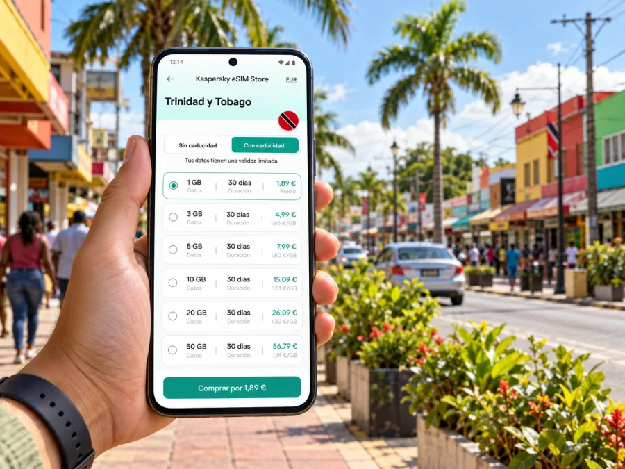eSIM en Chaguanas: internet móvil en Trinidad