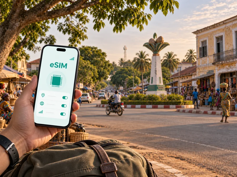 eSIM en Canchungo: internet móvil en Guinea-Bissau