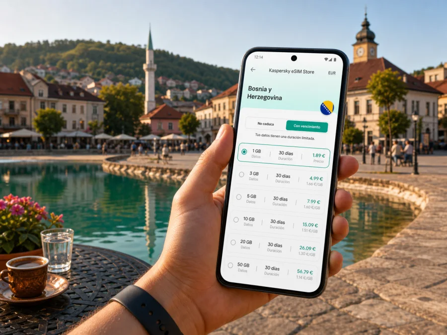 eSIM en Tuzla: internet móvil para su viaje