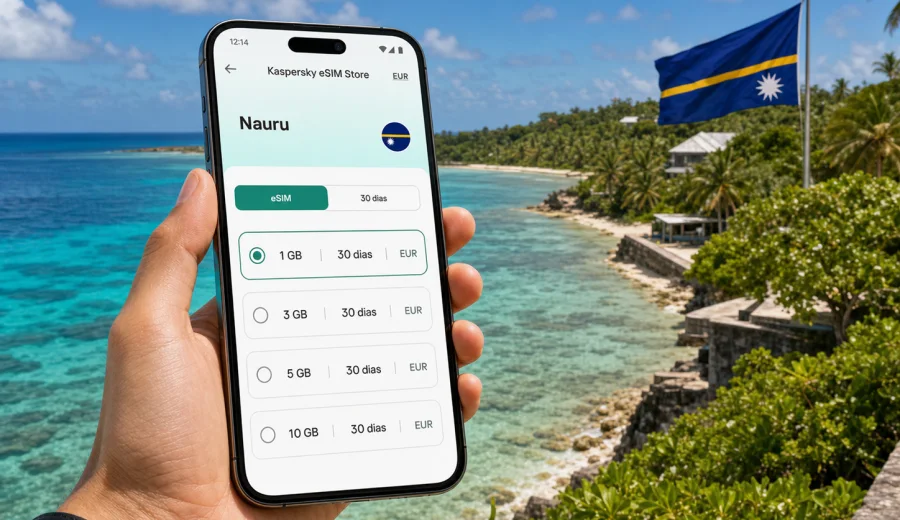 eSIM en Nauru: conexión móvil e internet