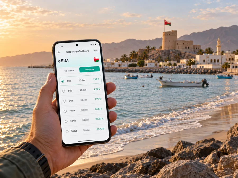 eSIM en Barka: conexión móvil e internet en Omán