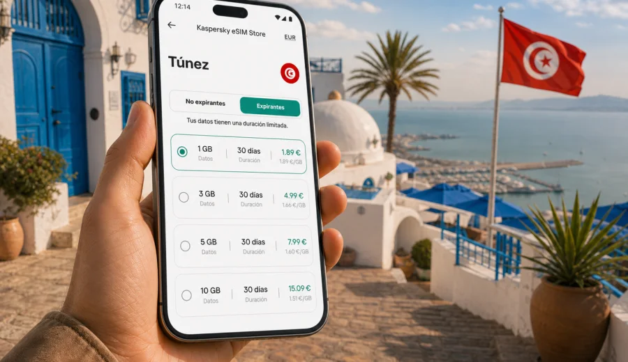 eSIM en Túnez: internet móvil para viajar