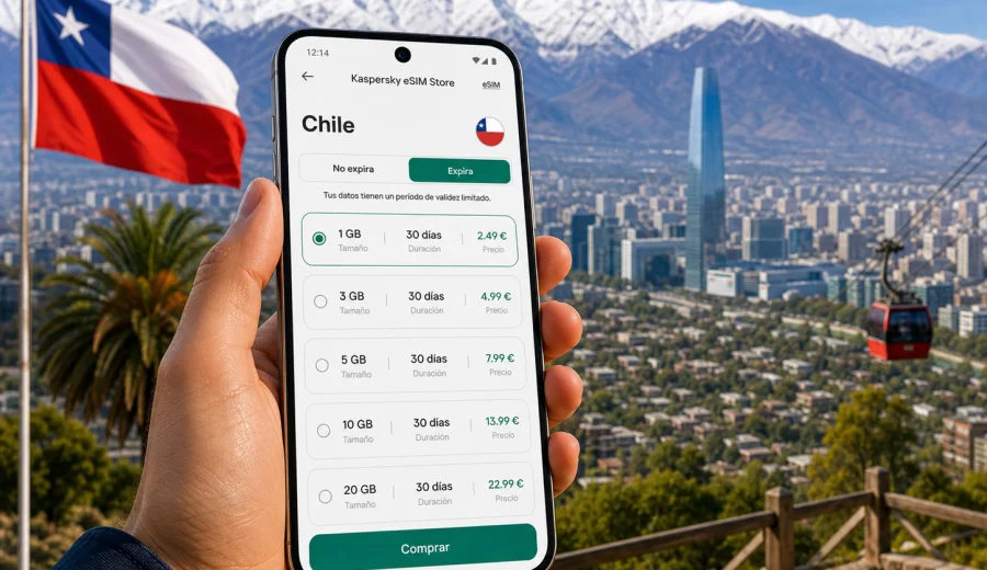 eSIM para Chile: internet móvil de viaje