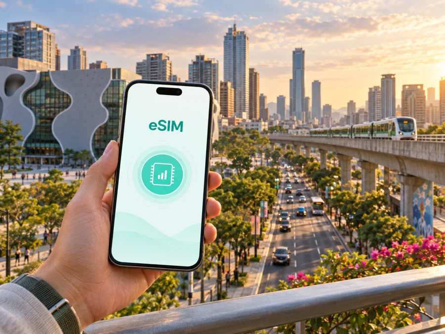 eSIM para Taichung: internet móvil en Taiwán