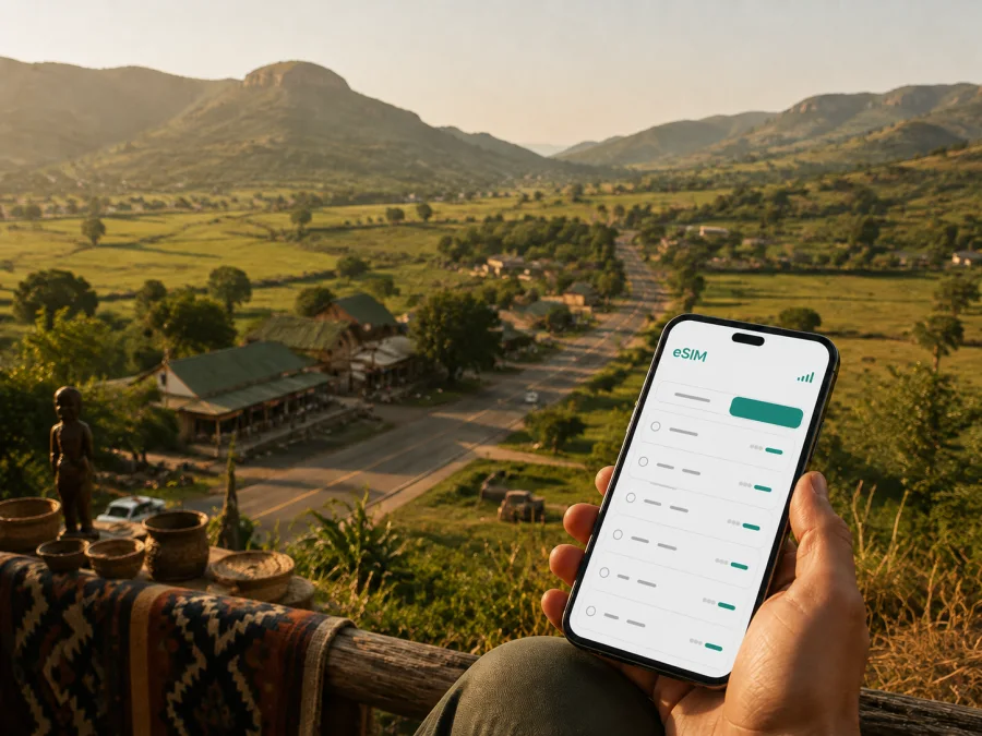 eSIM en Malkerns: internet para viajar por Suazilandia