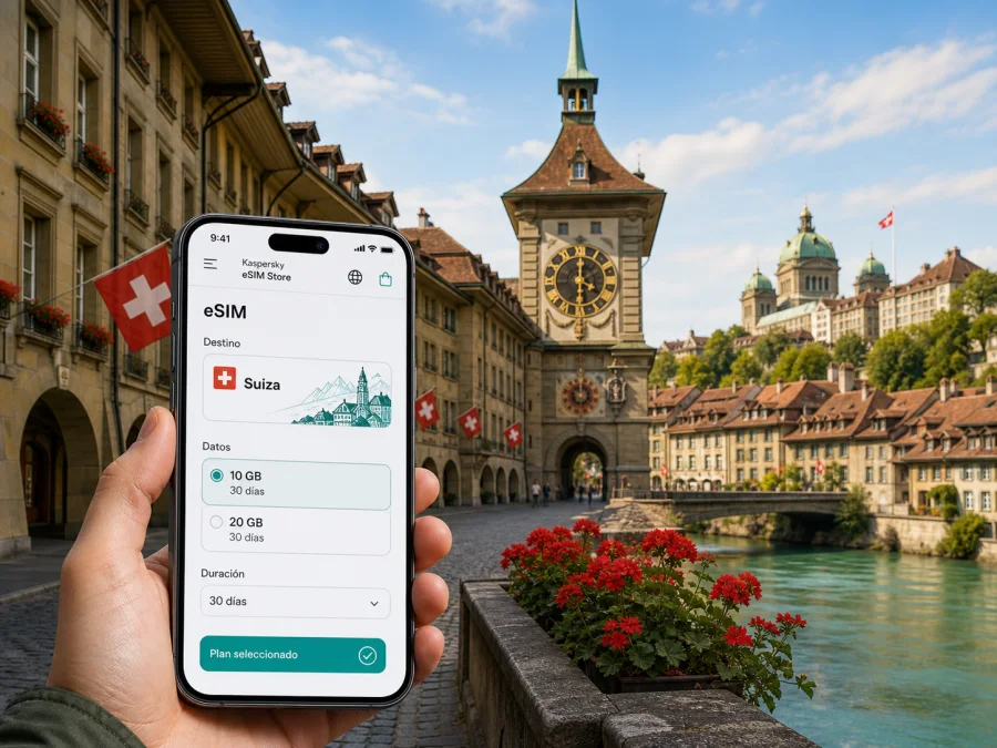 eSIM en Berna: internet móvil para viajar