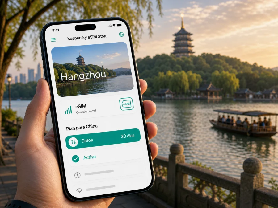 eSIM en Hangzhou: internet móvil para viajar