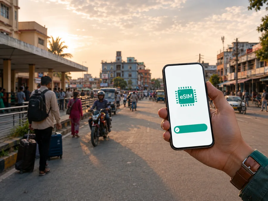 eSIM para Biratnagar: internet móvil en Nepal