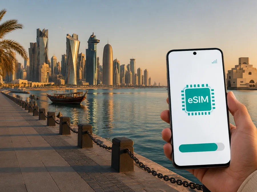 eSIM en Doha: internet móvil para viajar por Catar