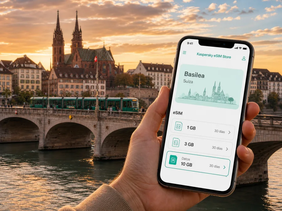 eSIM en Basilea: internet móvil para viajar
