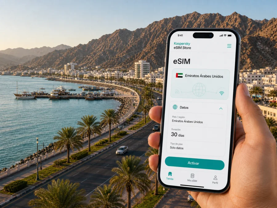 eSIM para Khor Fakkan: internet móvil