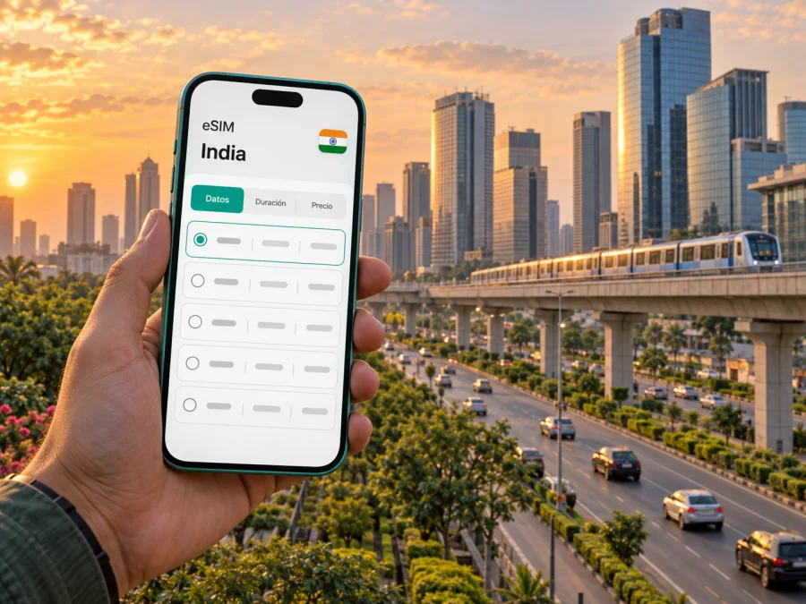 eSIM para Noida: internet móvil en India