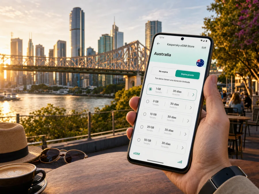 eSIM en Brisbane: internet móvil para viajar