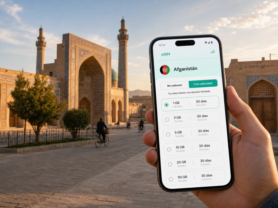 eSIM en Herat: internet móvil para viajar