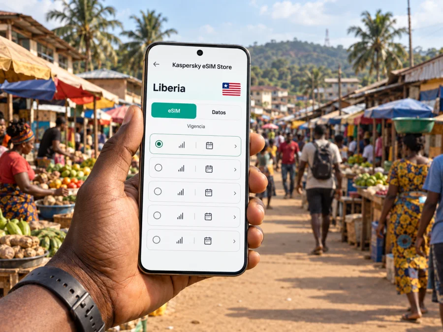 eSIM para Ganta: internet móvil en Liberia