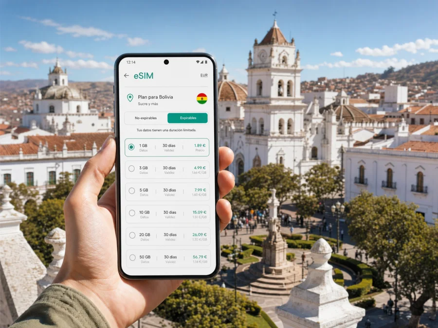Sucre eSIM: internet móvil para viajar
