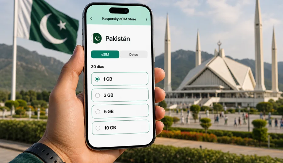 eSIM para Pakistán: conexión móvil e internet