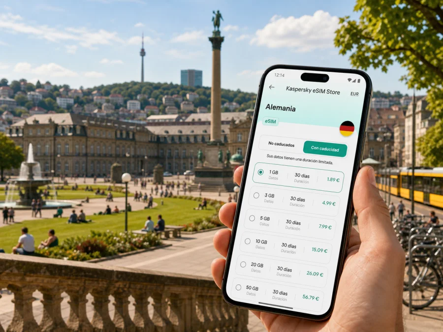eSIM en Stuttgart: internet móvil para viajar